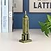 Beautyflier Vintage Bronze 7 Inch New York Statue of Empire State Building Model Statue Collectible Figurine Home Desktop Décor, Replica, Collectible Artificial World Famous Buildings Sculpture