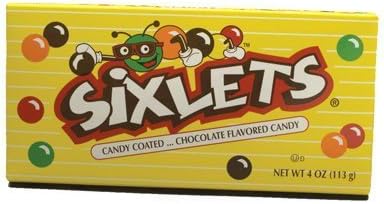 Sixlets Theater Size Boxes 15ct. by Sixlets