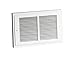 Broan-NuTone 120 Wall Heater with Downflow Louvers, Supplemental Heater for Bathroom and Home, White Grille, 120 VAC, 1000/500 Watt