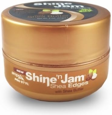 Ampro Pro Styl Shine N Jam Shea Edges 2 oz (Pack of 2)