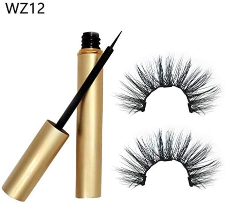Bulary Magnetic Eyeliner Magnetic Eyeashes Kit Magnetic Liquid Eyeliner With A Three-magnetic 1 Pair False Eyelashes Waterproof Natural Long Lasting