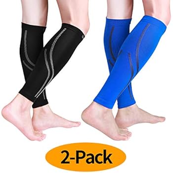 Udaily Calf Compression Sleeves for Men & Women (20-30mmhg) - Calf Support Leg Compression Socks for Shin Splint & Calf Pain Relief
