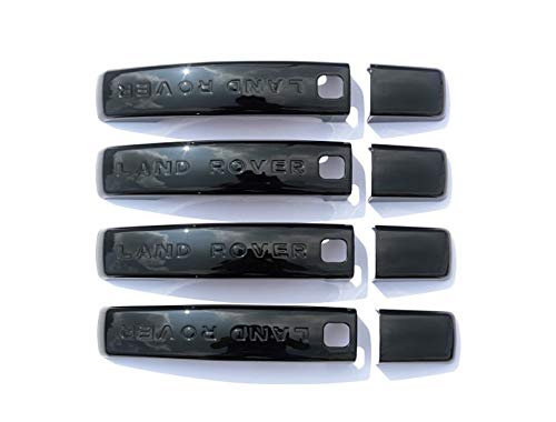 Autoparts Gloss Black Door Handle Cover Trim for Land Rover LR4 Discovery 4 2009-2016 / Range Rover Sport 2010-2013 with 4 Smart Keyhole