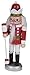 Christmas Nutcracker Ornaments Set | Traditional Nutcracker King Christmas Decor Theme | 100% Wood | 4 Pack Variety of 5.5 inch Nutcrackers