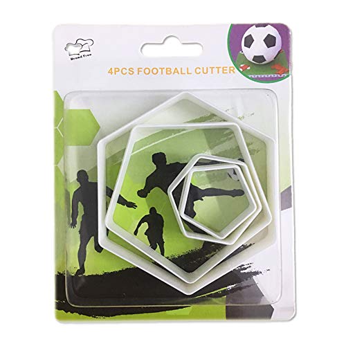 Sakolla Soccer Ball Cookie Cutter Hexagon Cookie Cutter Import