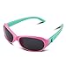 RIVBOS RBK006 Rubber Flexible Kids Polarized Sunglasses for Baby and Children Age 3-10