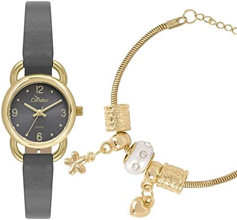 Relogio feminino condor pulseira de couro Clearance