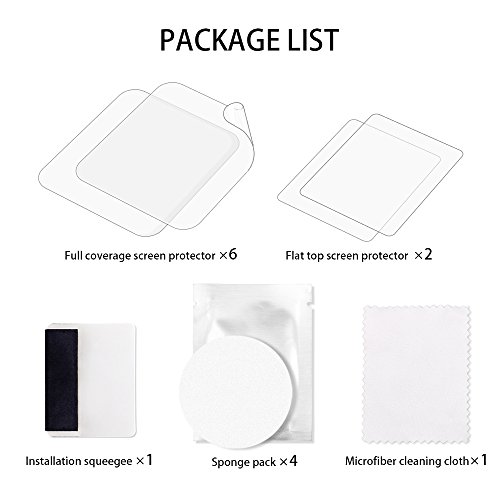 image for [8 PACK] For Apple Watch Screen Protector 42mm Series 3 2 1 ,MARGE PLU