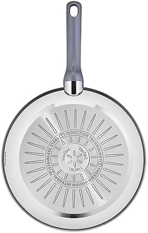 Tefal daily cook - frigideira baixa com revestimento forte, durável e seguro, thermo-signal, cabo ergonômico anti-queimadura, adequada para todos os tipos de fogões, pfoa, sem chumbo e cádmio, frigideira 30 cm