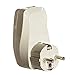 OREI 3 in 1 Schuko Travel Adapter Plug with USB and Surge Protection - Grounded Type E/F - Germany, France & More primary