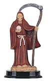 5 Inch Red Holy Death Statue La Santisima Santa Muerte Skull Grim Reaper