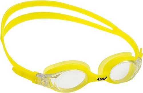 yellow swimming goggles