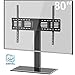 FITUEYES Universal TV Stand/Base Swivel Tabletop TV Stand with Mount for 50 to 80 inch Flat Screen TV 100 Degree Swivel, 4 Level Height Adjustable,Tempered Glass Base,Holds up to 198lbs Screens primary
