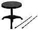 11 Piece Kids Dum Set Children's Musical Instrument Drum Play Set w/ 6 Drums, Cymbal, Chair, Kick Pedal, Drumsticks (Black)