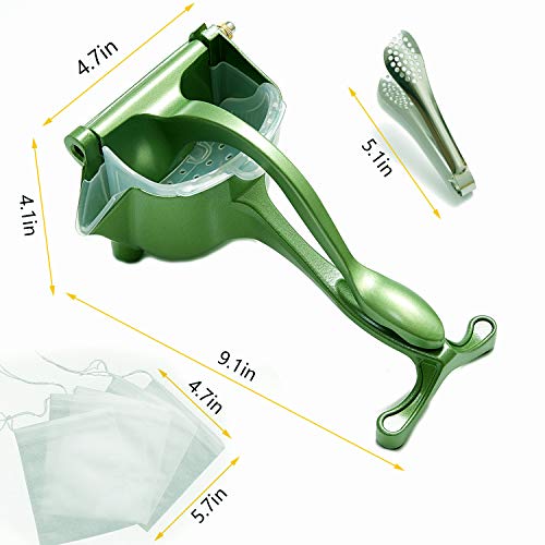Manual Fruit Juicer With Detachable Liner Hand Press Teflon Fruit