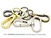 CRAFTMEMORE Snap Hook Swivel Push Gate Lobster Clasps Fashion Clips Purse Making FS10 Pack of 10 (Antique Brass, 1 Inch)