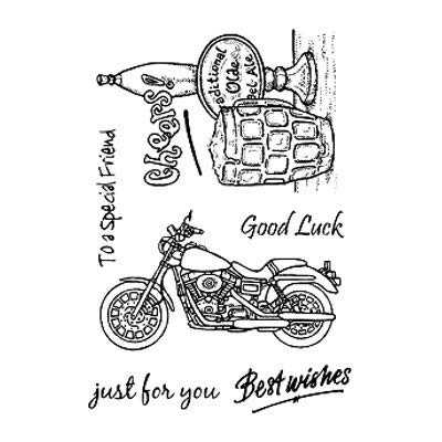 Art Stamps A6 Sue Dix Mens Stamp — image 1
