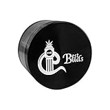 Best Buds Grinders - Large Spice Tobacco Herb Weed Grinder with Design - 4pc Grinder with Pollen-Kief Catcher - FREE Scraper Tool & Cleaning Guide (2.5