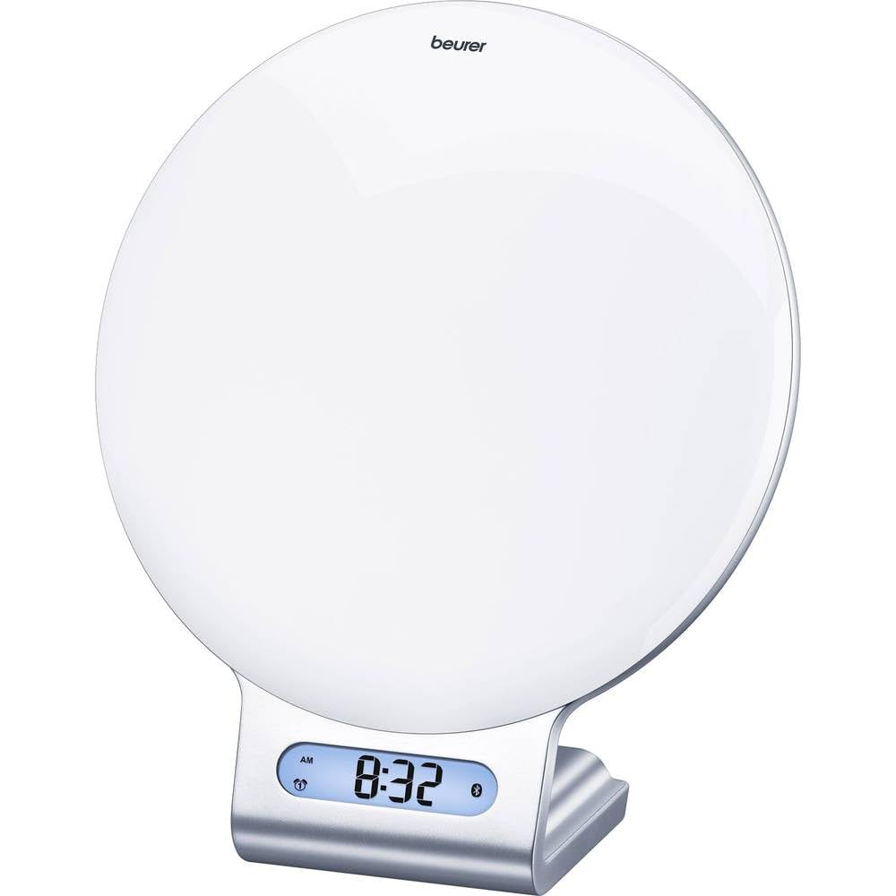 Beurer WL75 Wake-Up Light Alarm Clock | Wake Naturally to a Simulated Sunrise | Relax with a Simulated Sunset | Mood Light and Reading Light Function | Radio Alarm | Pre-Set Wake/Sleep melodies