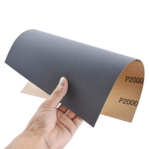 YAROMO 12 Pieces Epoxy Sanding Papers, Waterproof Epoxy Polishing