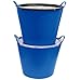 Red Gorilla Small Flexible Plastic Tub, Toy Storage, Laundry, Gardening & More, 14 Liter/3.7 Gallons, Pistachio