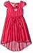 Youngland Girls' Crochet Lace Dip Dye High-low Dress