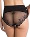 SPANX Women's Undie-Tectable Lace Cheeky Briefs, Black, Large