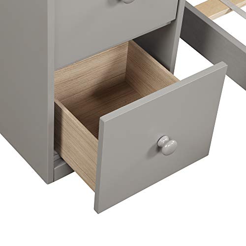 image for WeYoung Twin-Over-Twin Bunk Bed for Kids, Loft System & Twin Bed Set w