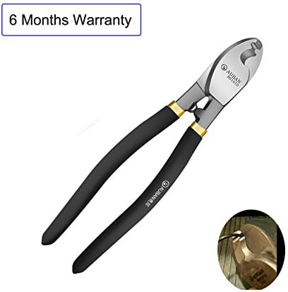 8 Inch Wire Cutters Hand Tools High Leverage Hardness HRC55-589 Cable Shears,Strong Cutting Capacity High-Carbon Steel Material Pliers Excellent Bolt Cutters Eco-Friendly Metal Wire Cable Strippers