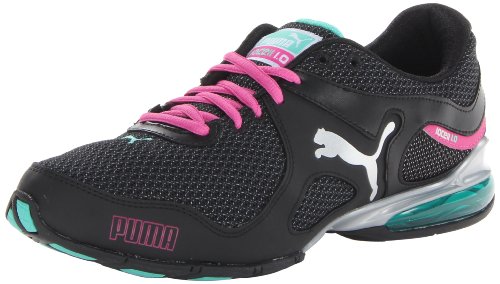 PUMA Women's Cell Riaze Cross-Training Shoe,Black/Beetroot Purple/Electric Green,9.5 B US