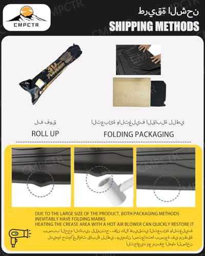 CMPCTR TPE Trunk Mat Compatible with Jetour G700 2025 2026 6Seats Rubber Heavy Duty The Third Row Seat Back Cushion Trunk Liners Cargo Mat Boot Liner 3D All Weather Waterproof G700 Accessories