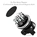 POOPHUNS Magnetic Car Mount, Air Vent Magnetic Car Phone Holder, 360-Degree Rotation, Easy Installation, Universal for iPhone 7/6s Plus/6s/5s, Samsung Galaxy S7/S6 Edge, HTC and GPS Devices