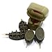 SAMSFX Fishing Inline Method Carp Fishing Feeders with Coarse for Fishing Bait Holder Tool (15g,20g,25g & Mould)