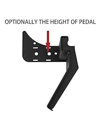 Seven Sparta   Pedal de acero para Jeep Wrangler JL 2018 y modelos de transmisión automática ilimitada con cinta adhesiva (negro)