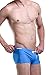 WUAMBO Men's Solid Swimming Shorts Fashion Swimwear Blue US S with Asian Tag L (Waist:29