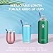 Reusable Collapsible Straw, Rainbow 9.25'' Telescopic Stainless Steel Metal Straw, Portable Drinking Straw for 12oz/20oz/30oz Cups, perfect for Drinking Water, Coffe, Smoothie, Juice, Milkshake