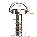 Yosoo Stainless Steel Flat Head D Shaft D Ring 1/4