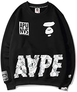 Cartoon Gray Camouflage Letter Print Sweater Sleeve Men Women Loose Couple Thin Coat Jacket