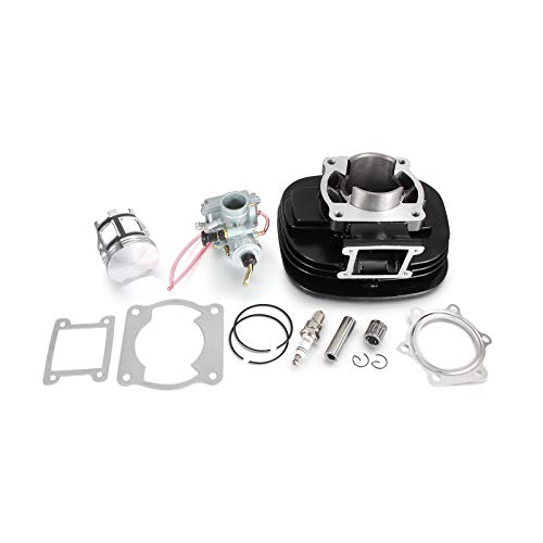 Cylinder Top End for 1988-2006 Yamaha YFS200 Blaster 200 Piston Rings Gasket W/Carburetor