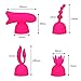 UINO 4Pcs/Set Massager Head Cap Attachments - Magic Wand Headgear - Silicone Massage Tools