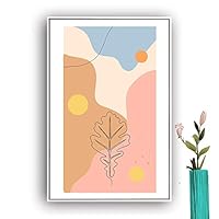 Framed Canvas Wall Art Picasso Poster Print of Woman Canvas Prints Home Artwork Decoration for Living Room,Bedroom - 16x24 inches