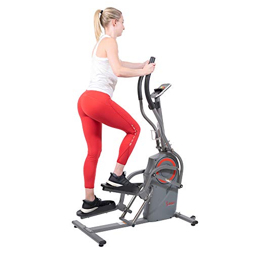 Sunny Health Fitness Elliptical Cardio Climber Cross Trainer