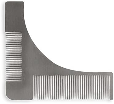 Beard shaping tool, Beard Template Beard Shaper Tool Metal Beard Comb
