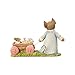 Enesco Tails with Heart “Mouse Pulling Wagon” Stone Resin Figurine, 2.17