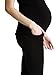 Liang Rou Maternity Belly Support Mini-Ribbed Stretch Short Leggings Black M