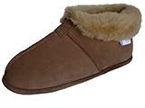 Woolworks Womens Australian Sheepskin Slippers - Soft Leather Sole