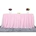 Suppromo 9ft Pink Tulle Table Skirt for Rectangle Tables or Round Tables Tutu Table Cloths for Princess Baby Shower Girl Birthday Party Cake Dessert Decorations(L9(ft)*H 30in, Pink)
