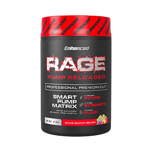Enhanced Labs Rage Pump Reloaded Pre Workout StimulantFree