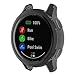 LOKEKE Compatible for Garmin Vivoactive 4 Protective Case Cover, Transparency TPU Protective Case Cover Shell for Garmin Vivoactive 4/ Active(TPU Black)