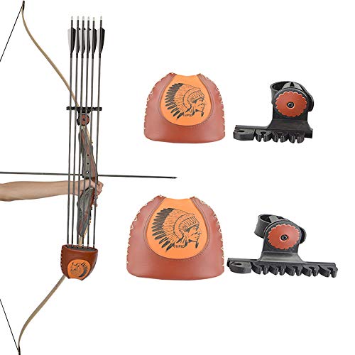 image for MILAEM Archery Traditional Arrow Quiver 4/6 Tubes Strap on Arrow Quive